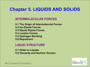 2012 General Chemistry I