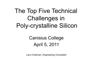 The Top Five Technical Challenges in Poly