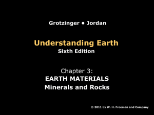 Chapter 3 - Earth Materials