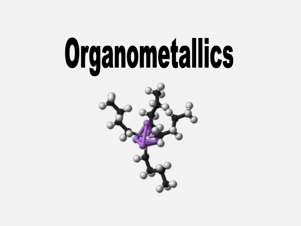 organometallic chemistry assignment pdf