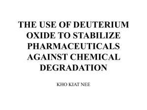 What is deuterium oxide?