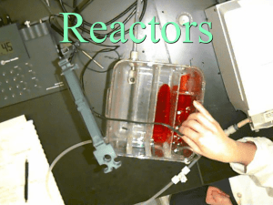 Reactor characteristics