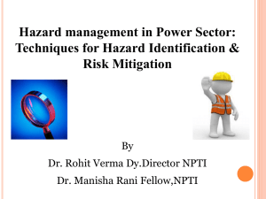 Techniques of Discovering hazards and Risk Mitigation