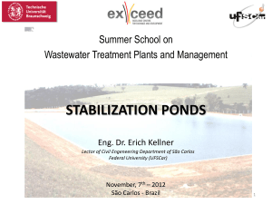 Wastewater Stabilization Ponds