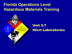 Illicit Laboratories - FloridaDisaster.org