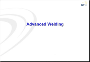Advanced welding