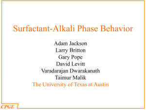 Surfactant-Alkali Phase Behavior