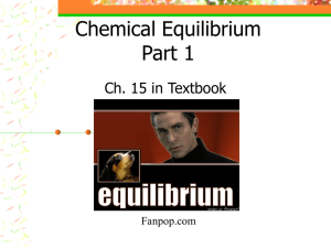 Chemical Equilibrium