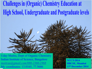 Organic Chemistry - Association of Chemistry Teachers