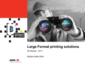 AGFA Graphics Large Format printing Abteilung