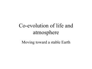 Lecture 11c: Coevolution of Life and Atmosphere