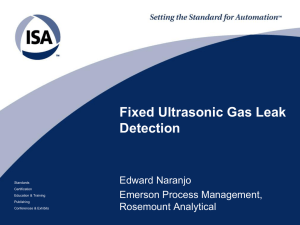 Ultrasonic Gas Leak Detection