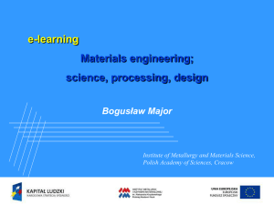 PRESENTATION - PPT File - PhD studies in materials science