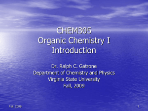 Organic Chemistry Introduction