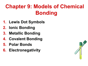 Chapter 8 Basic Concepts of Chemical Bonding_student version