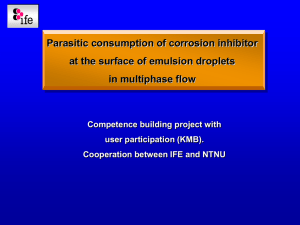 Parasitic consumption of corrosion inhibitor