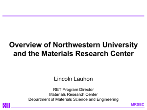 Science - MRSEC - Northwestern University