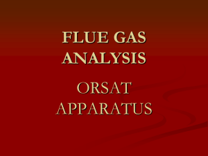 flue gas analysis - Inclusive Science and Engineering