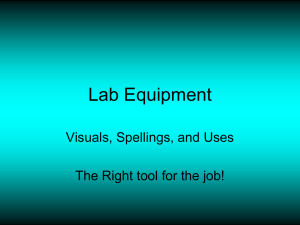 Lab Equipment Powerpoint