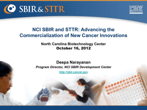 AAPM SBIR & STTR - North Carolina Biotechnology Center
