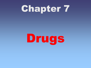 Ch. 7 Drug web notes