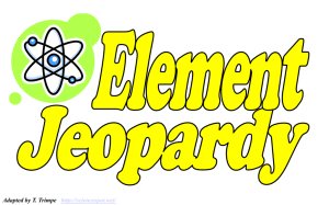 Element Jeopardy