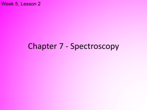 Spectroscopy Powerpoint