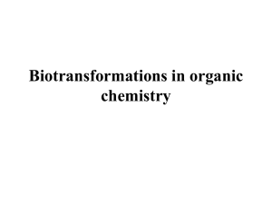 Biotransformations in organic chemistry History of