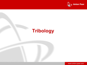 Tribology of Lubricants