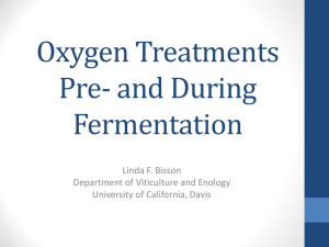 Oxygen Treatments Pre- and During Fermentation