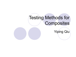 Testing Methods for Composites