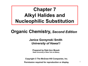 Mechanisms for Nucleophilic Substitution