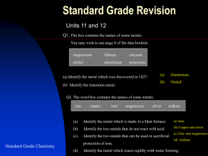 Units 11 and 12 Revision