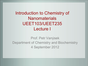 Introduction to chemistry