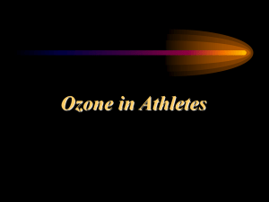Ozone in Athletes - ozone