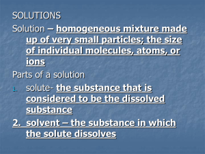 solution note