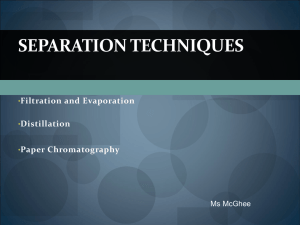 SEPARATION TECHNIQUES - Dr. Vernon-