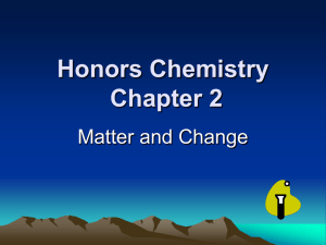 Chapter 2 Matter