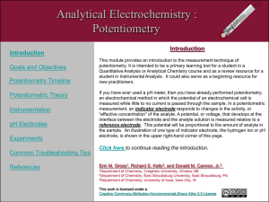 for Potentiometric Theory.