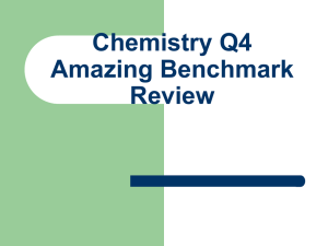 Chemistry Q4 Benchmark Review