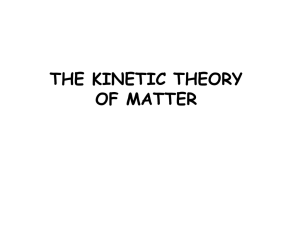 kinetic theory & solutions