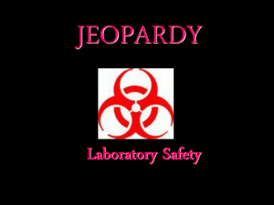 Lab Safety Jeopardy