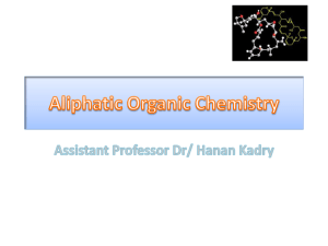 Aliphatic Organic Chemistry