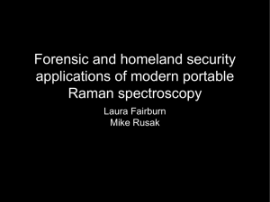 Forensic and homeland security applications of modern portable