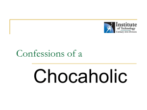 Confessions of a Chocoholic