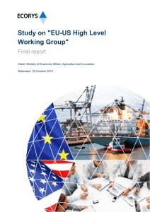 Study on "EU-US High Level Working Group"