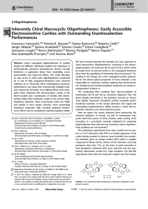 Inherently Chiral Macrocyclic Oligothiophenes: Easily Accessible