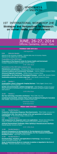 June, 26-27, 2014 - Università del Salento