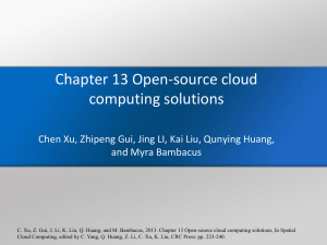 Chapter 13 Open-source cloud computing solutions