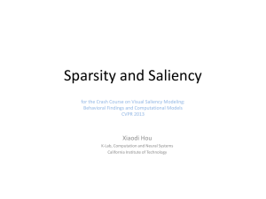 sparsity - California Institute of Technology